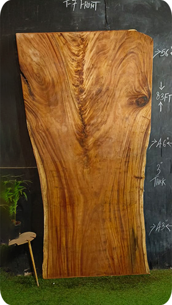 Wood slab