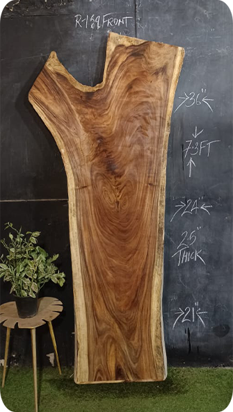 Wood slab