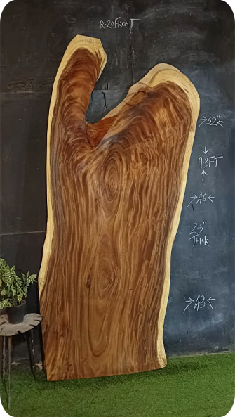 Wood slab