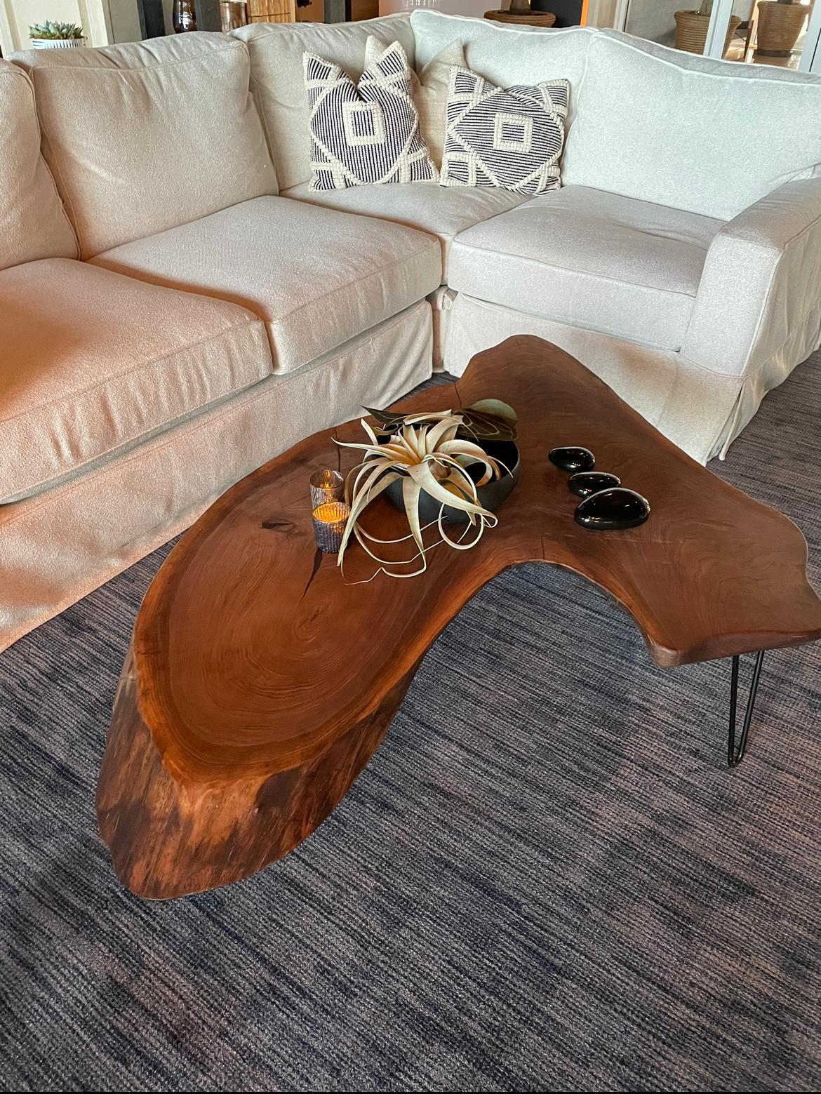 Live edge furniture